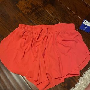 coral target flowy shorts